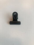 Svart klämma 22 mm, 30 st/förp