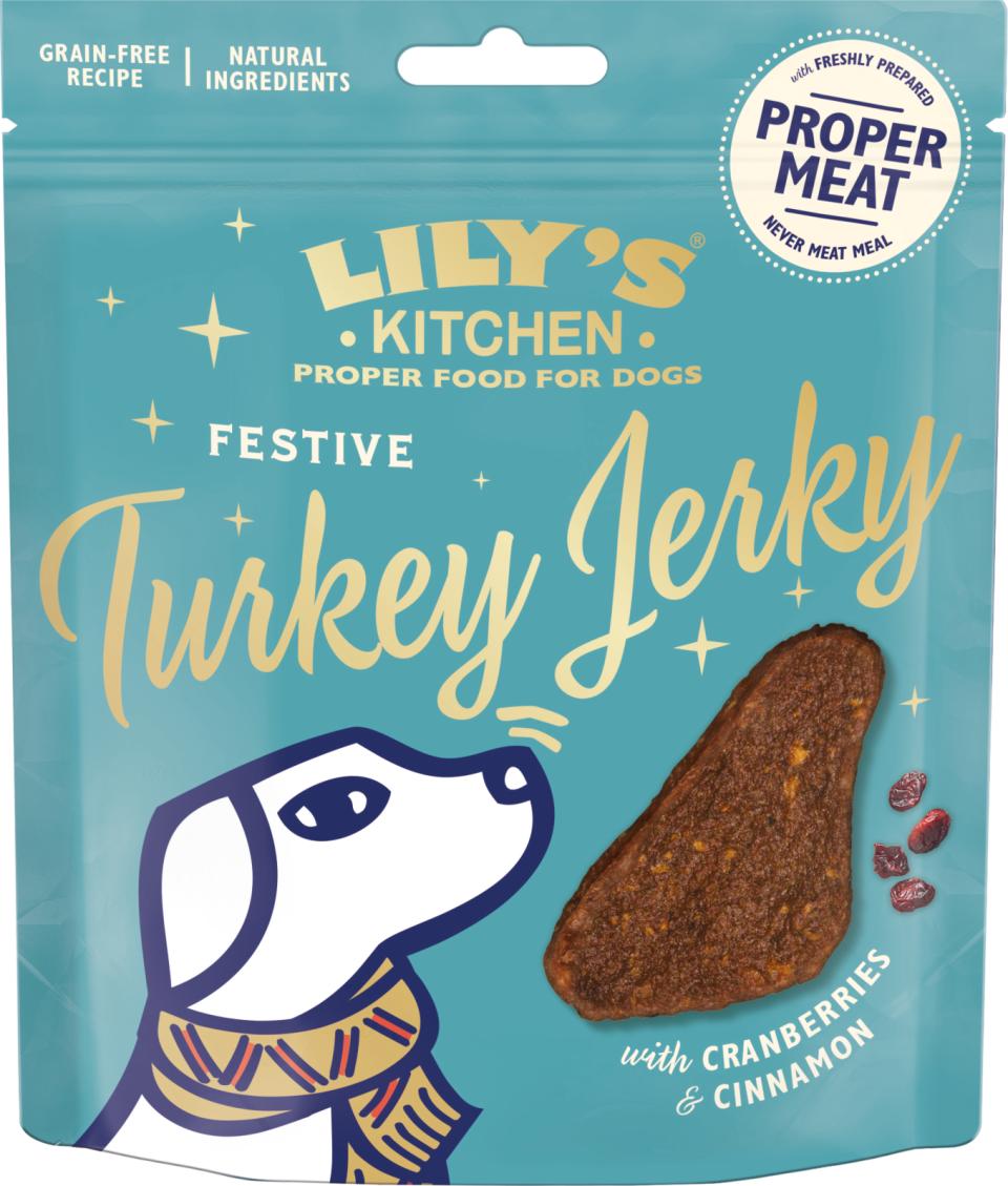 Preview of Lily'S Kitchen Festive Turkey Jerky Hundgodis - 70 g