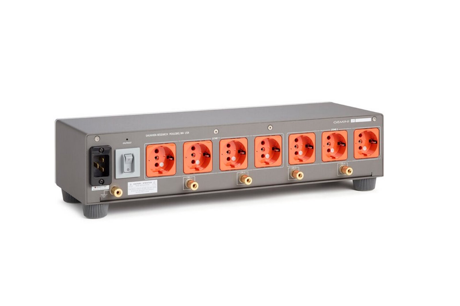 Shunyata Gemini Model 7 spänningsdistributör med inbygd Altira-jordteknik - 2