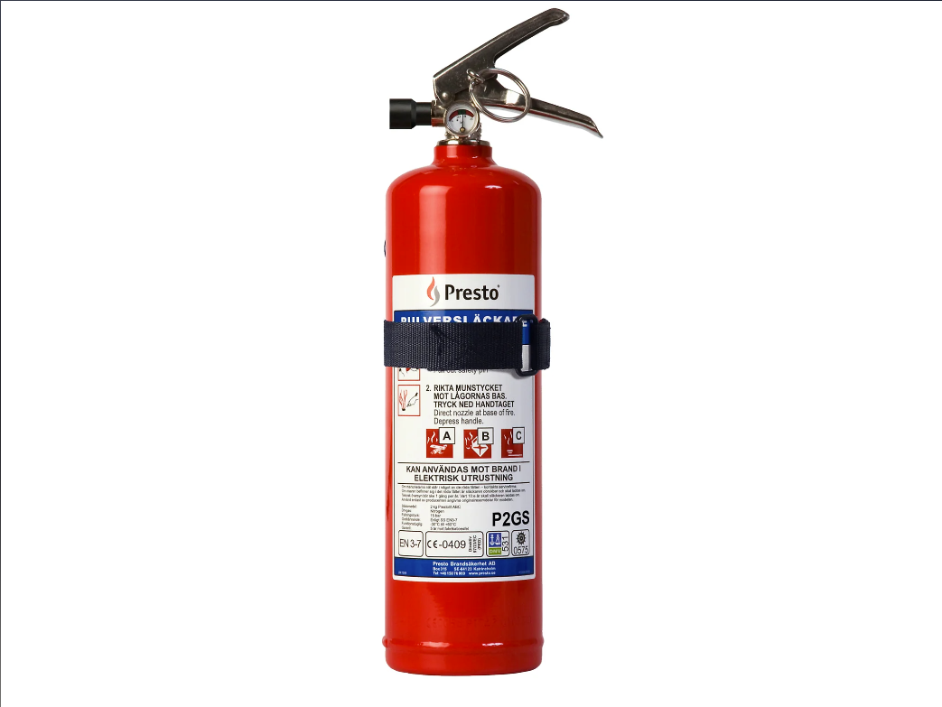 Brandsläckare 2kg m fordonshållare