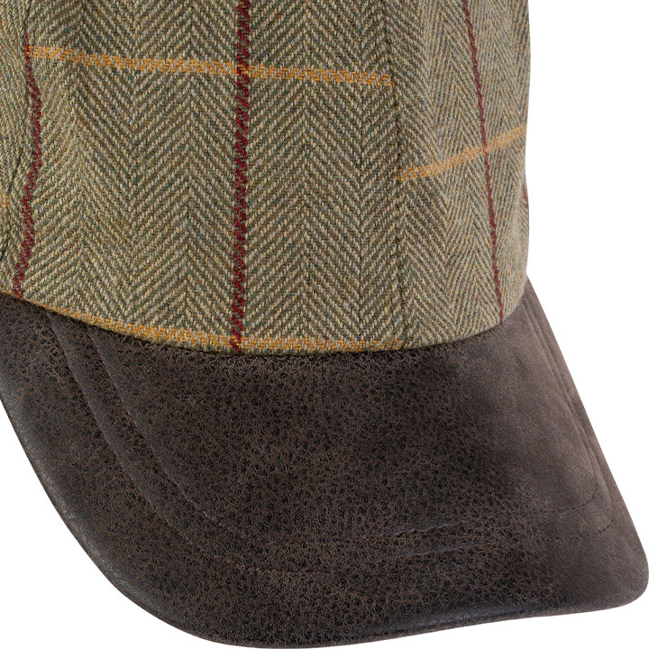 Keps i ullblandning. klassisk tweed - 6