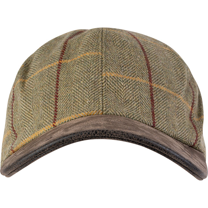 Keps i ullblandning. klassisk tweed - 3