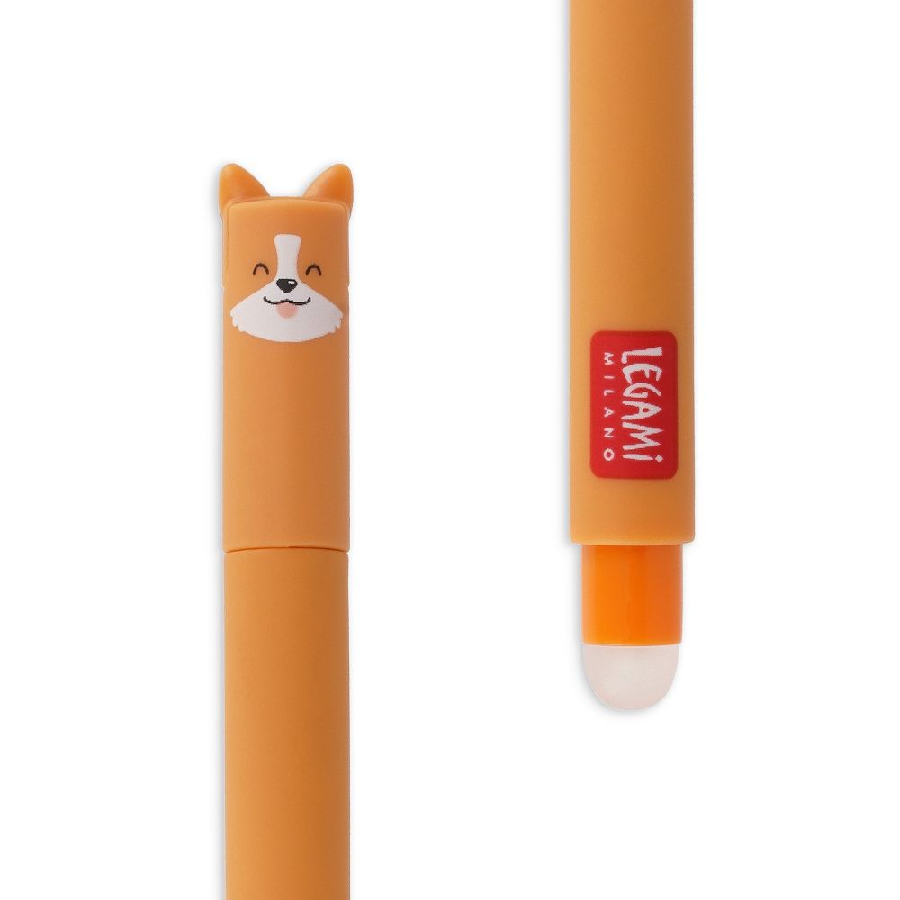 Gelpenna med utsuddbart bläck, Svart - Corgi - 3