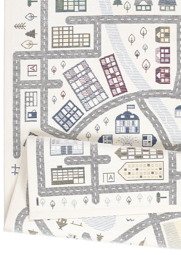 Barnmatta City/Countryside Vit 140x200cm - 8
