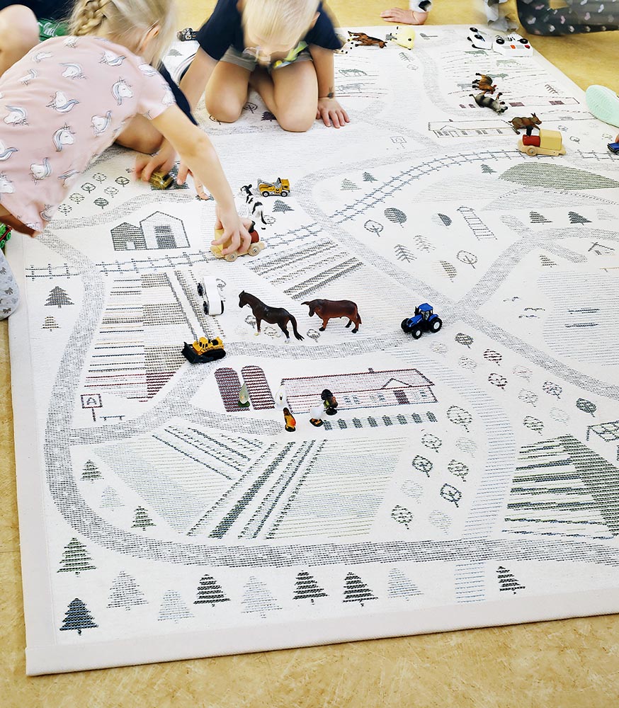 Barnmatta City/Countryside Vit 140x200cm - 6