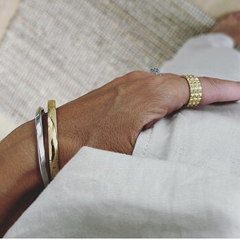 ANNIE BANGLE SILVER