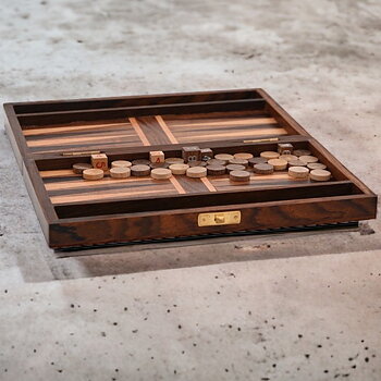 BACKGAMMON SPEL -  TRÄ