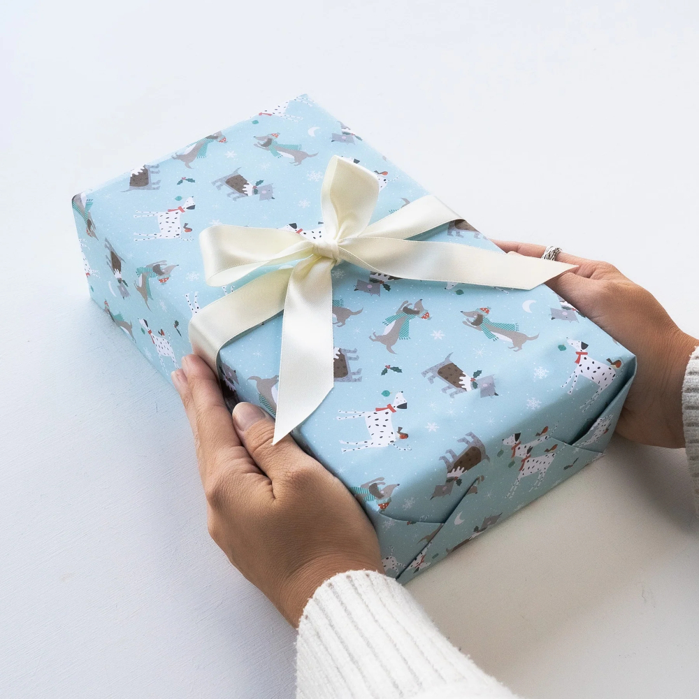 Christmas Wrap Whistlefish Dog Motif Christmas Dogs - 2