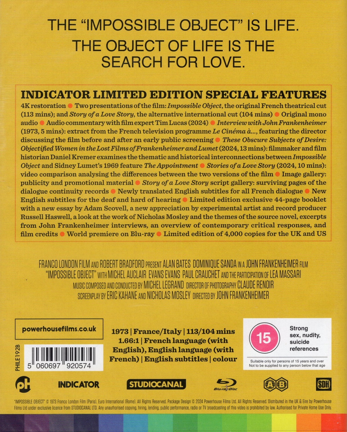 Impossible Object (Limited Edition) (ej svensk text) (Blu-ray) - 2