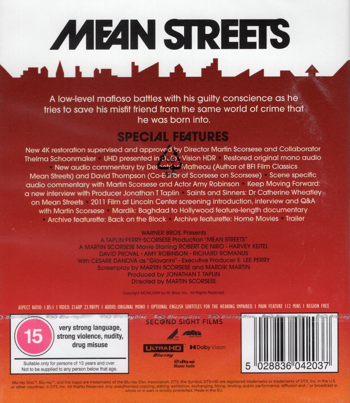 Mean Streets (ej svensk text) (4K Ultra HD) - 2