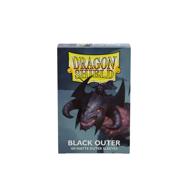 Dragon Shield: Black - Matte Outer Sleeves - Standard Size