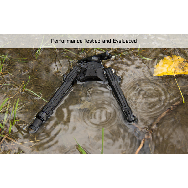 UTG PRO Bipod, 7"-9" Center Height, Picatinny - 9