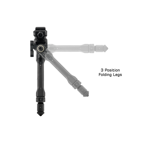 UTG PRO Bipod, 7"-9" Center Height, Picatinny - 6