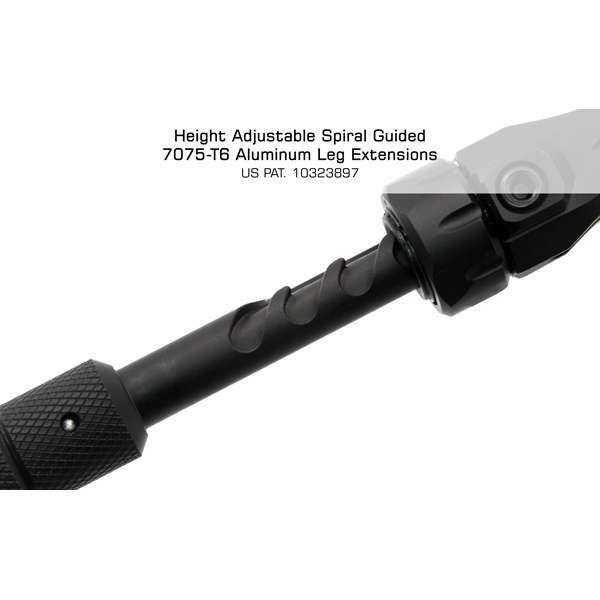 UTG PRO Bipod, 7"-9" Center Height, Picatinny - 4