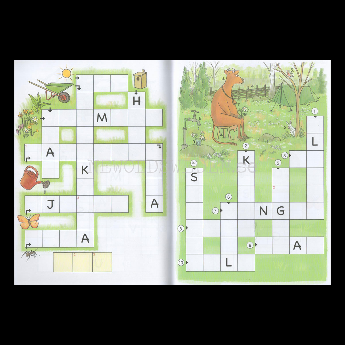 Mamma Mu och Kråkan LÄTTA KORSORD - L40 - 3