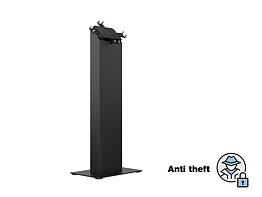 M Kiosk with Lockable Tablet Mount 7"-14.6" Black