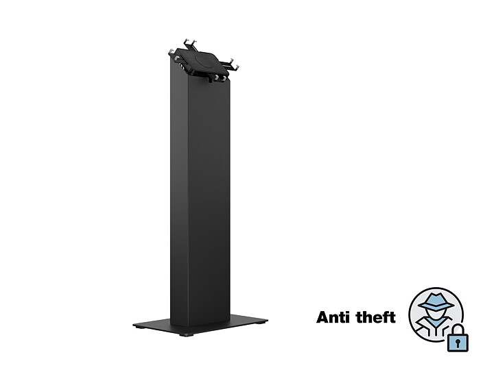 M Kiosk with Lockable Tablet Mount 7"-14.6" Black