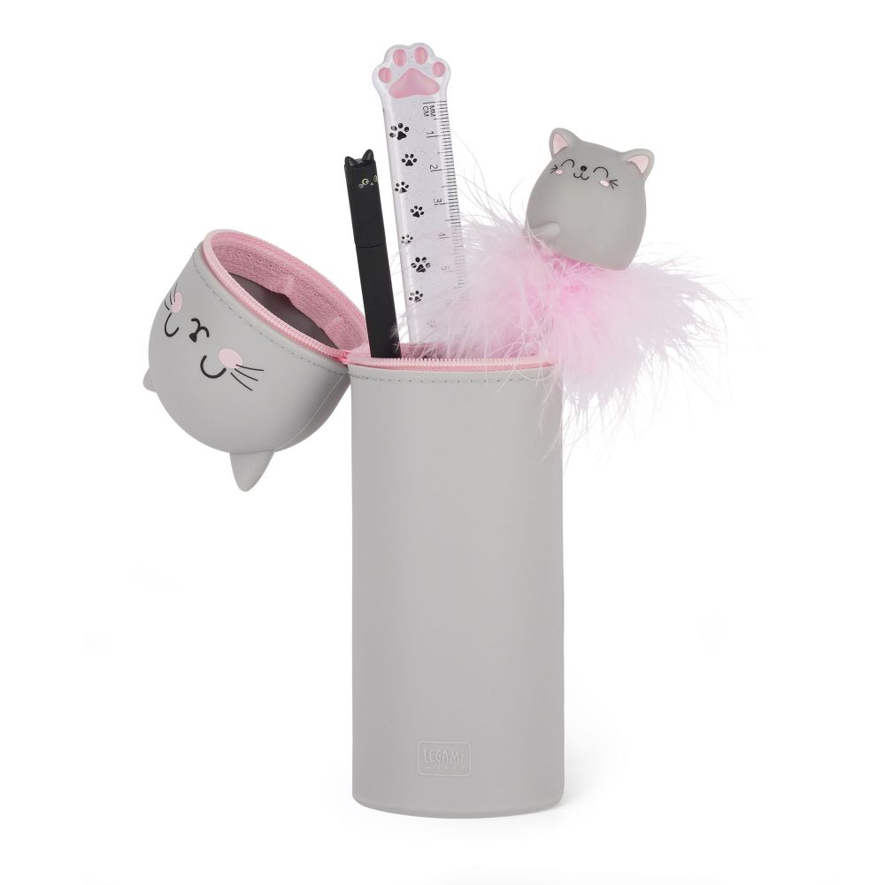 Pennfodral av silikon, Kawaii, Kitty