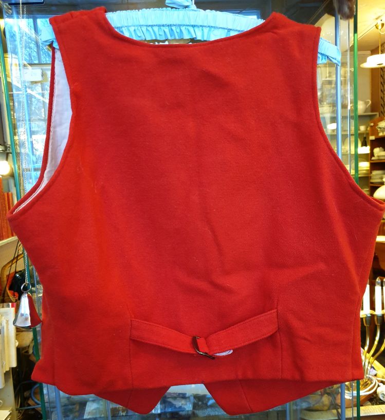 Väst ylle handbroderad strl M - 2