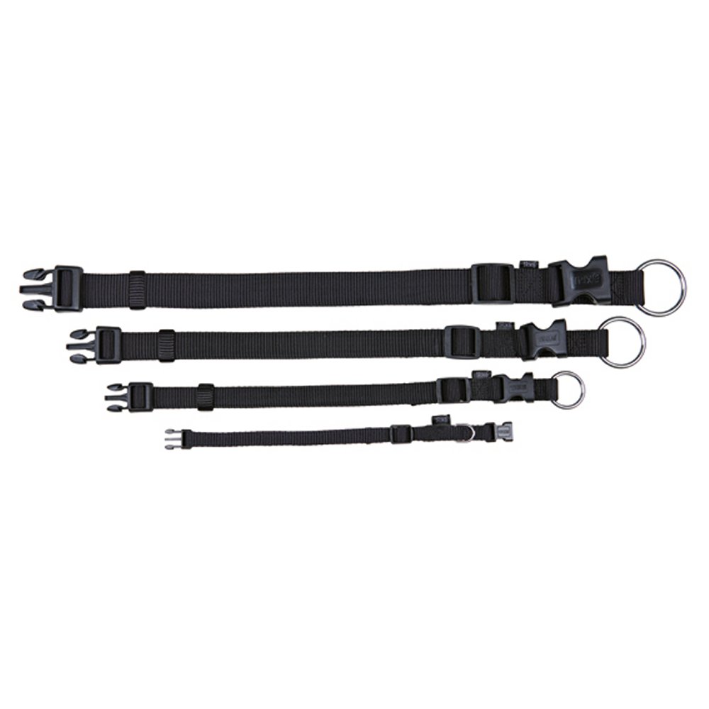 Premium halsband Svart 15mm x 30-45cm
