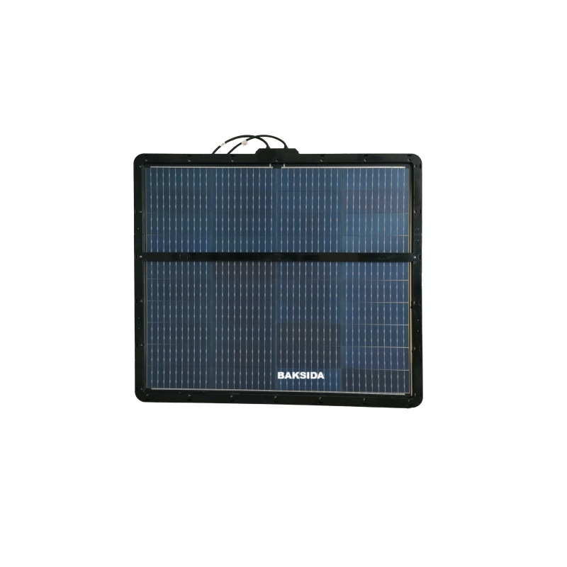 Solpanel Solmax lättvikt med plastram 100W -  CPV ytbeläggning   - 6