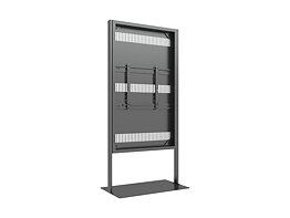 M Pro Series Enclosure 65" Totem Floorbase Black