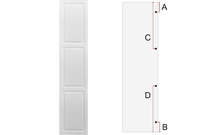 product-image Garderobedør Viol
