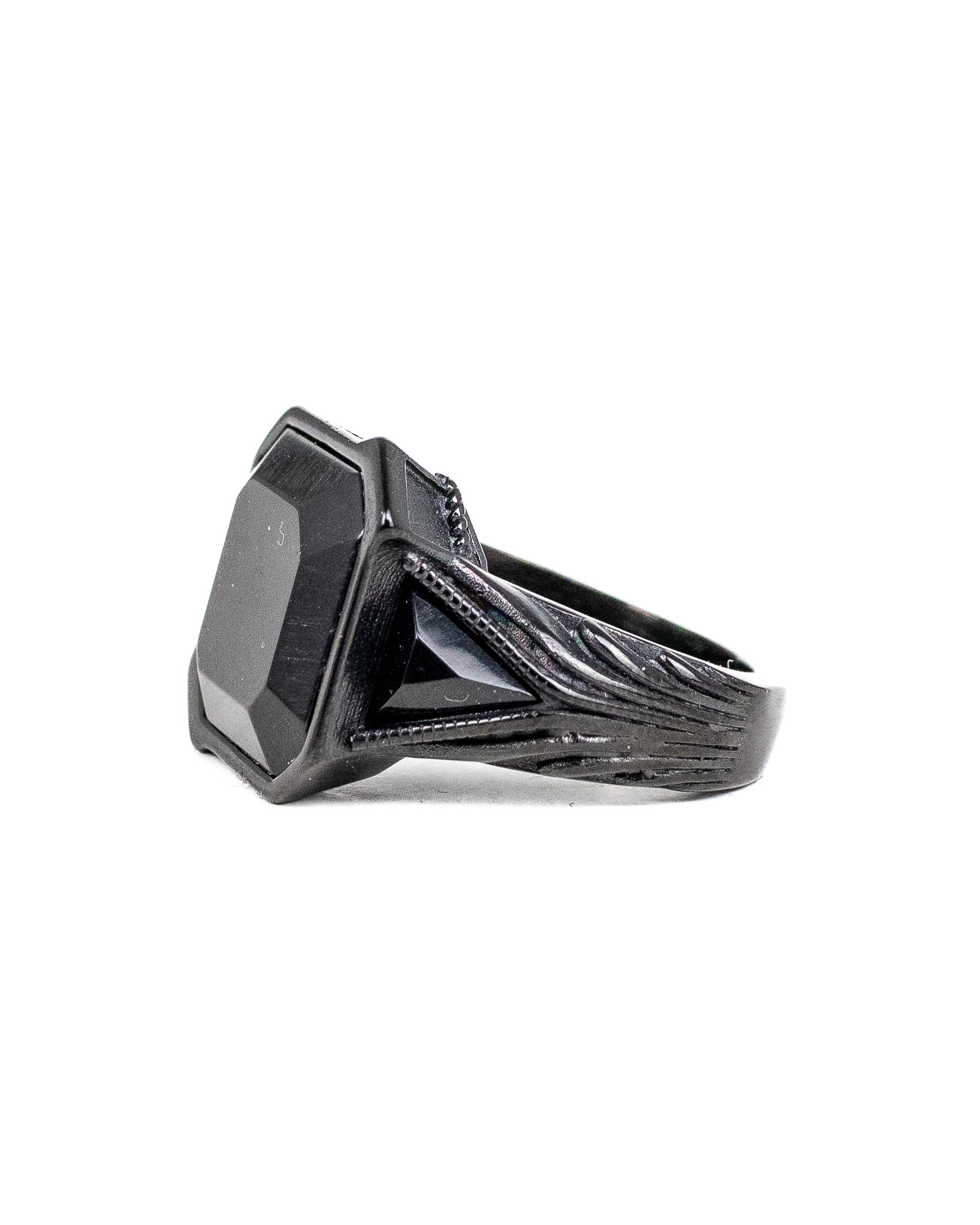 Jernhest - Hades Black - Steel ring - 4