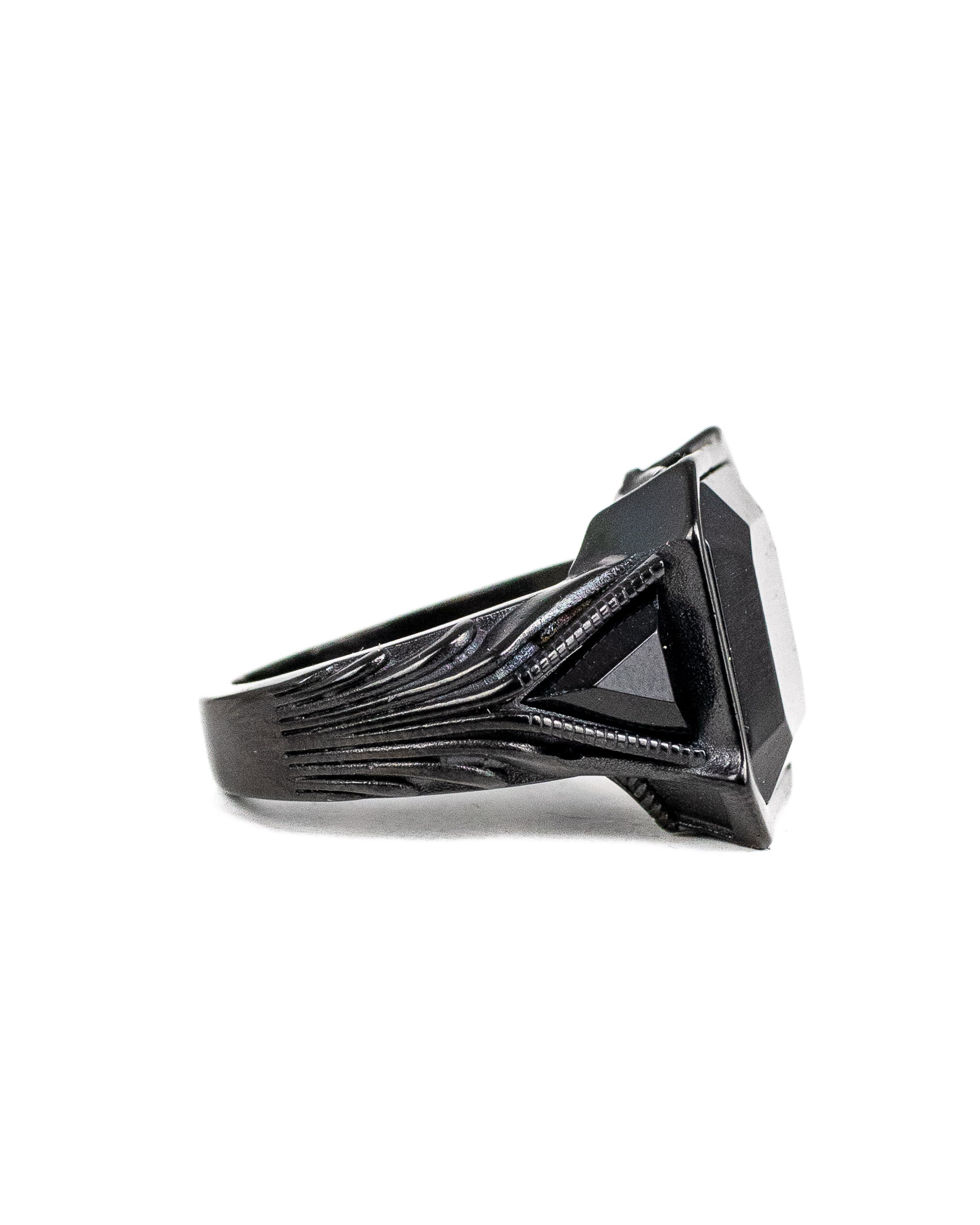 Jernhest - Hades Black - Steel ring - 3