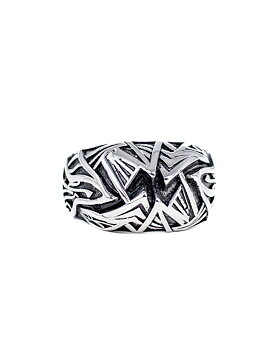 Jernhest - Haldur Silver - Steel ring