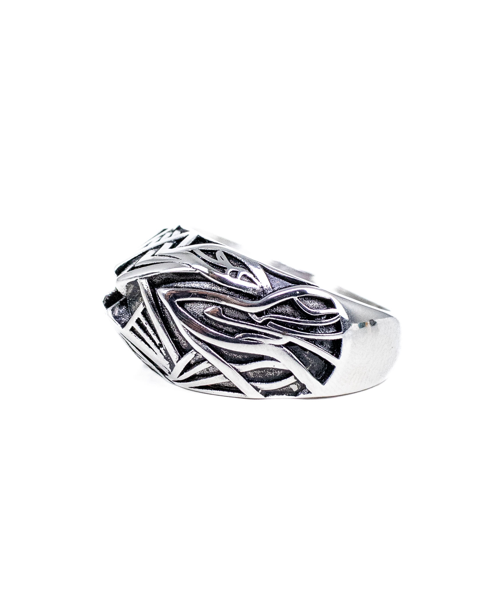 Jernhest - Haldur Silver - Ring i stål - 4