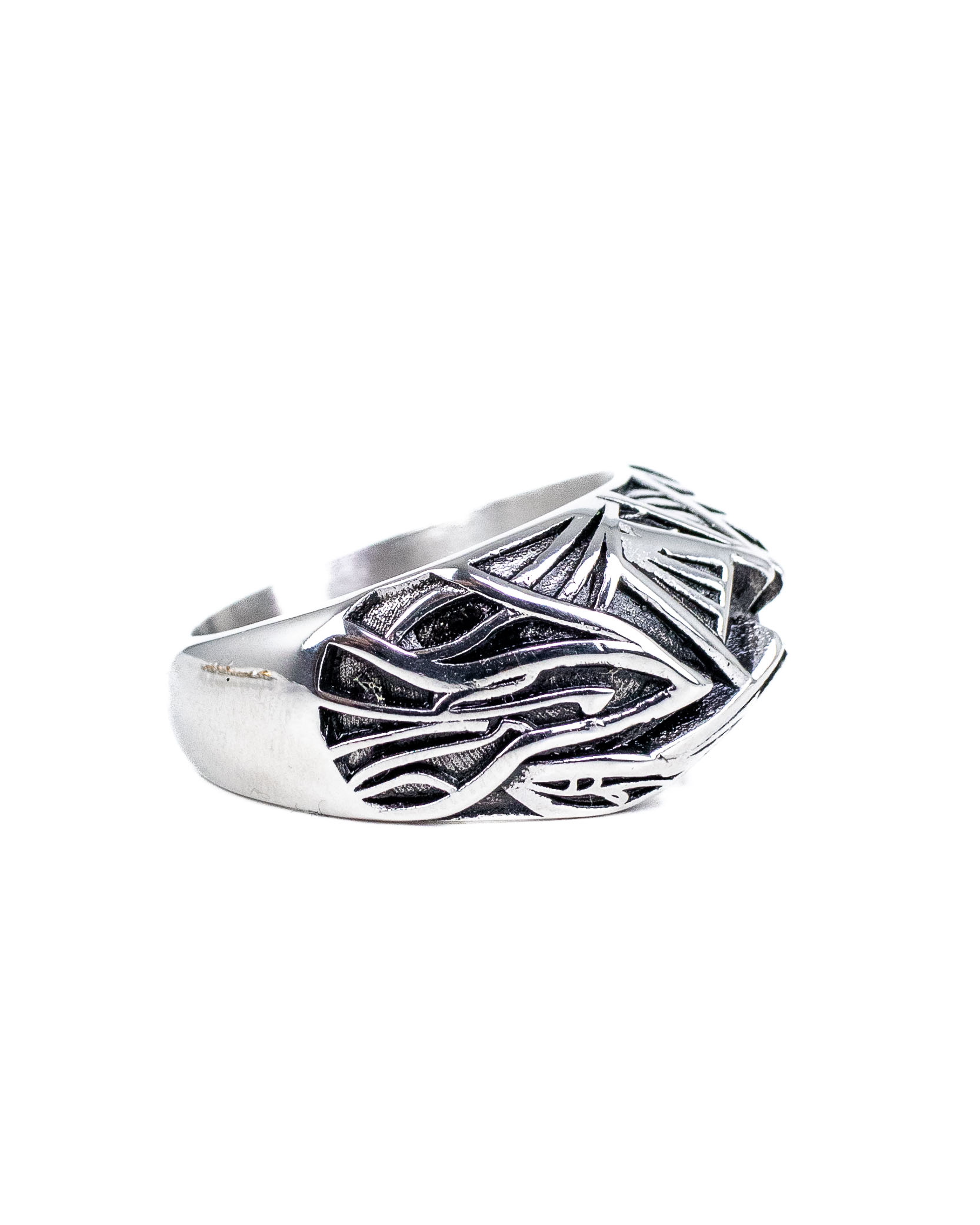 Jernhest - Haldur Silver - Ring i stål - 3