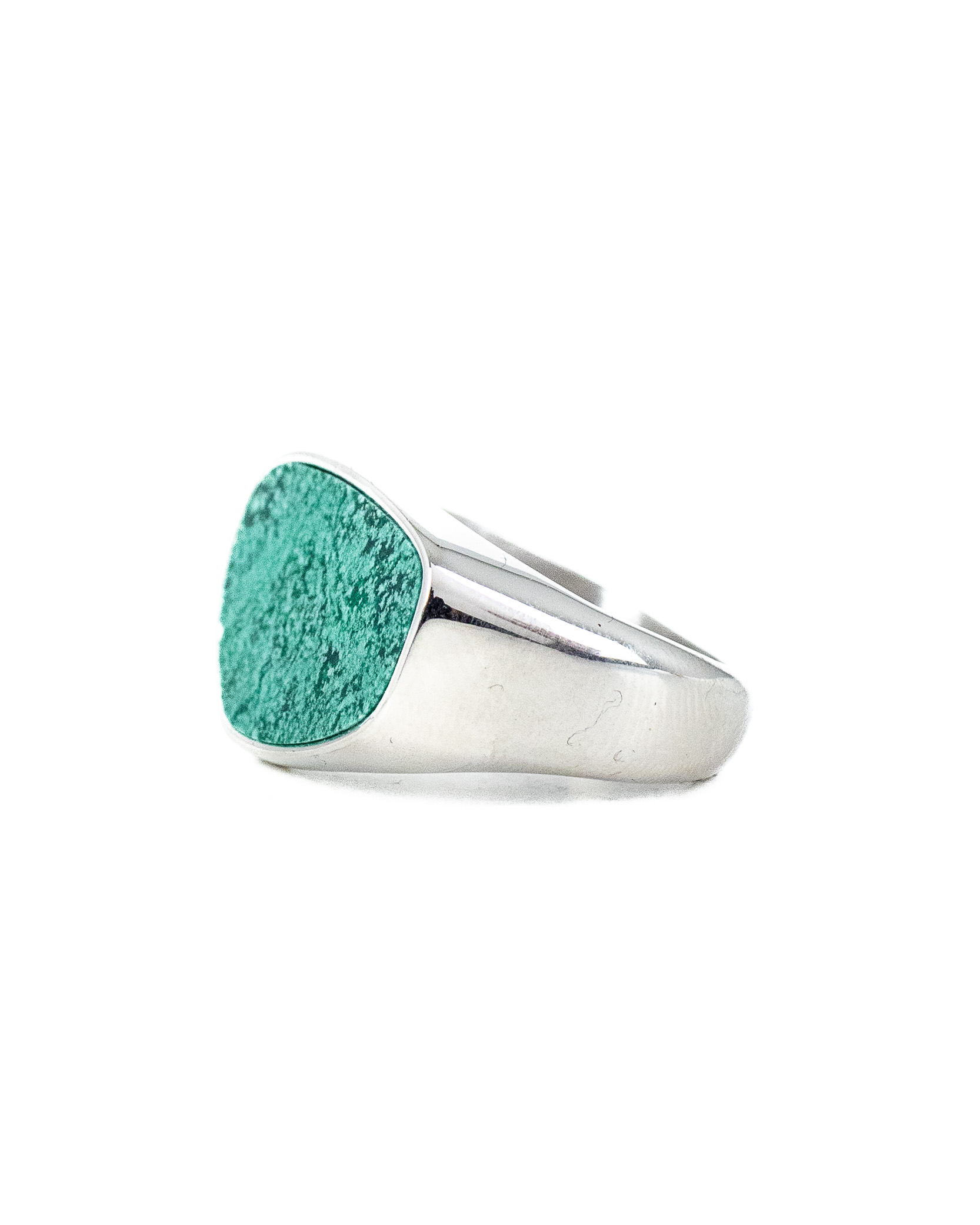 Jernhest - Johnny Silver - Steel ring with stone - 4