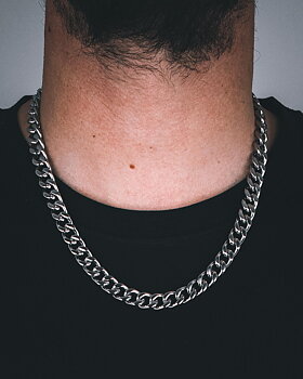 Jerhest - Pajala Silver - Necklace Cuban Link