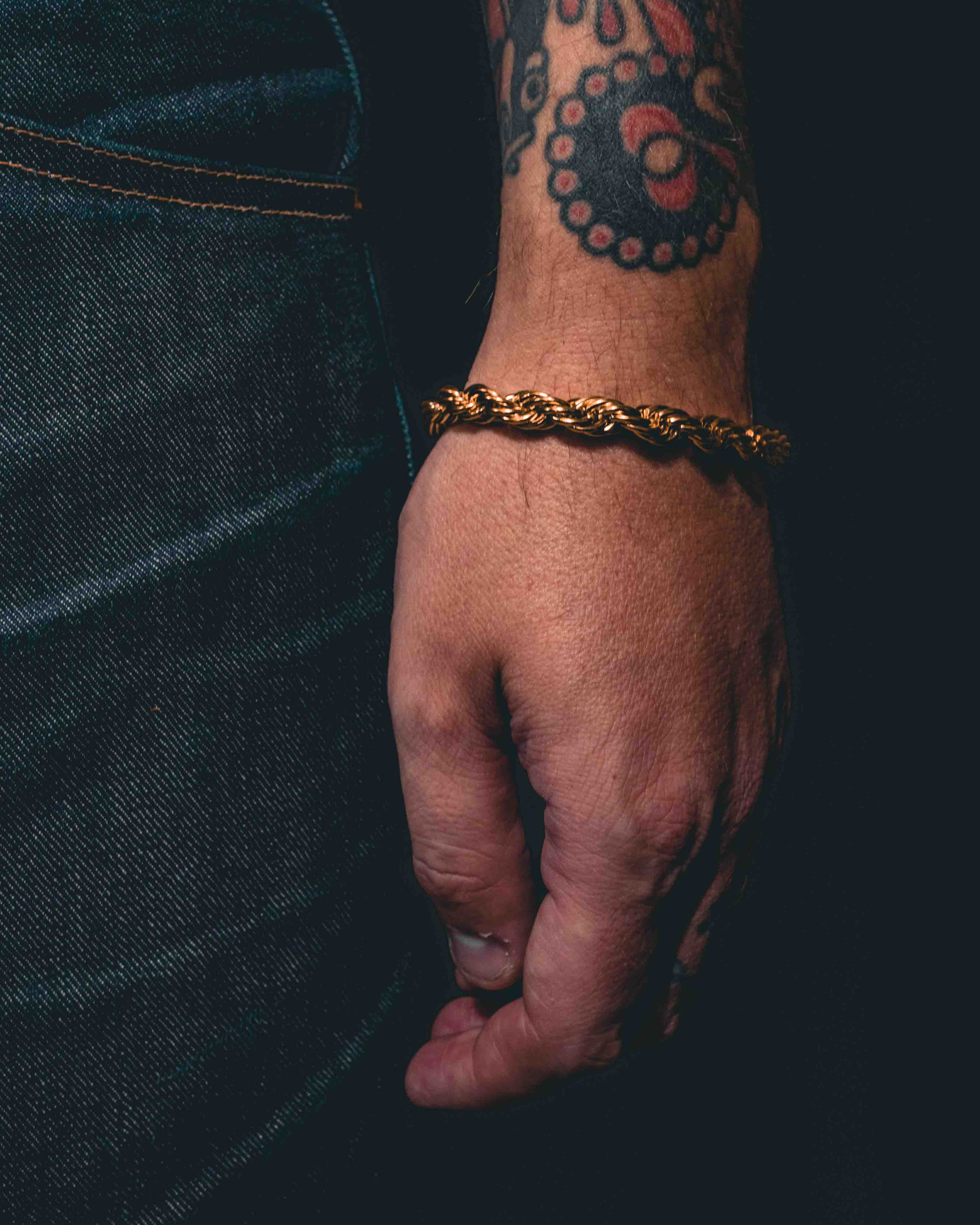 Jernhest - Snoddas Gold - Bracelet Cordell Chain - 3