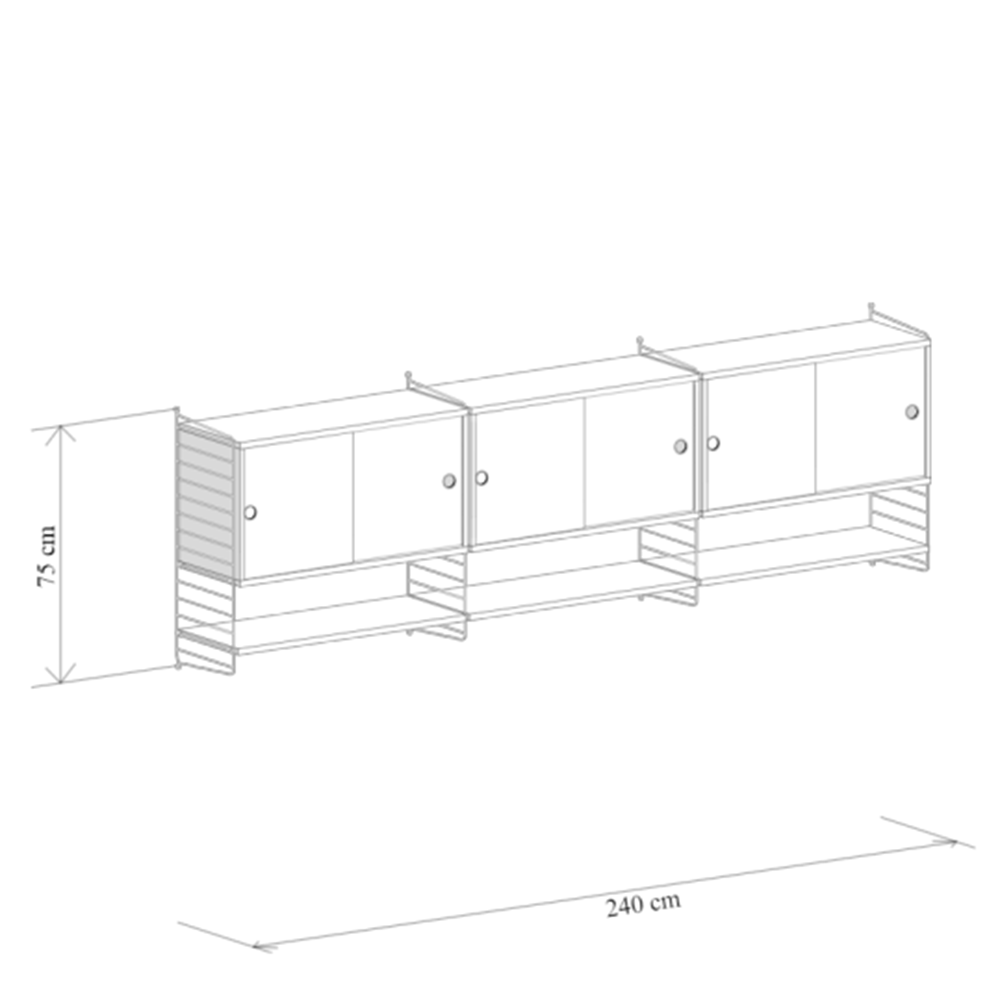 String System Set 2 (75x240 cm) - 3