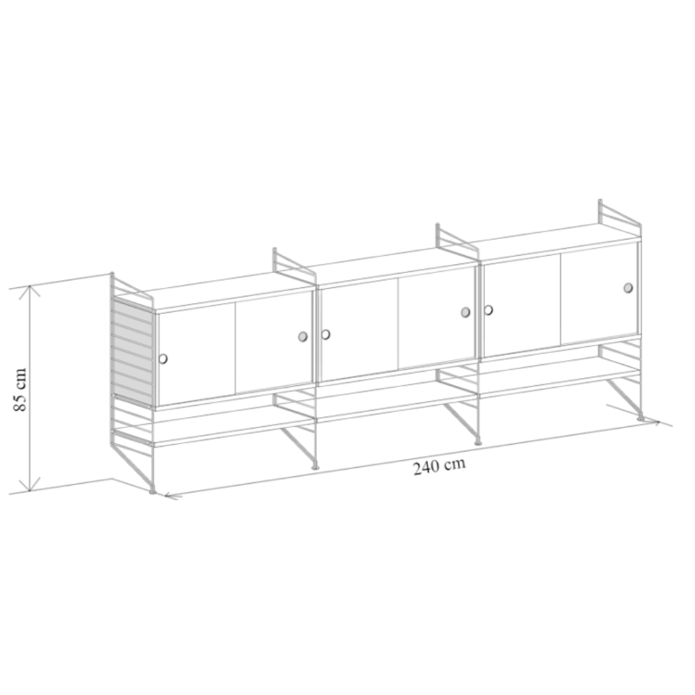 String System Set 3 (85x240 cm) - 4