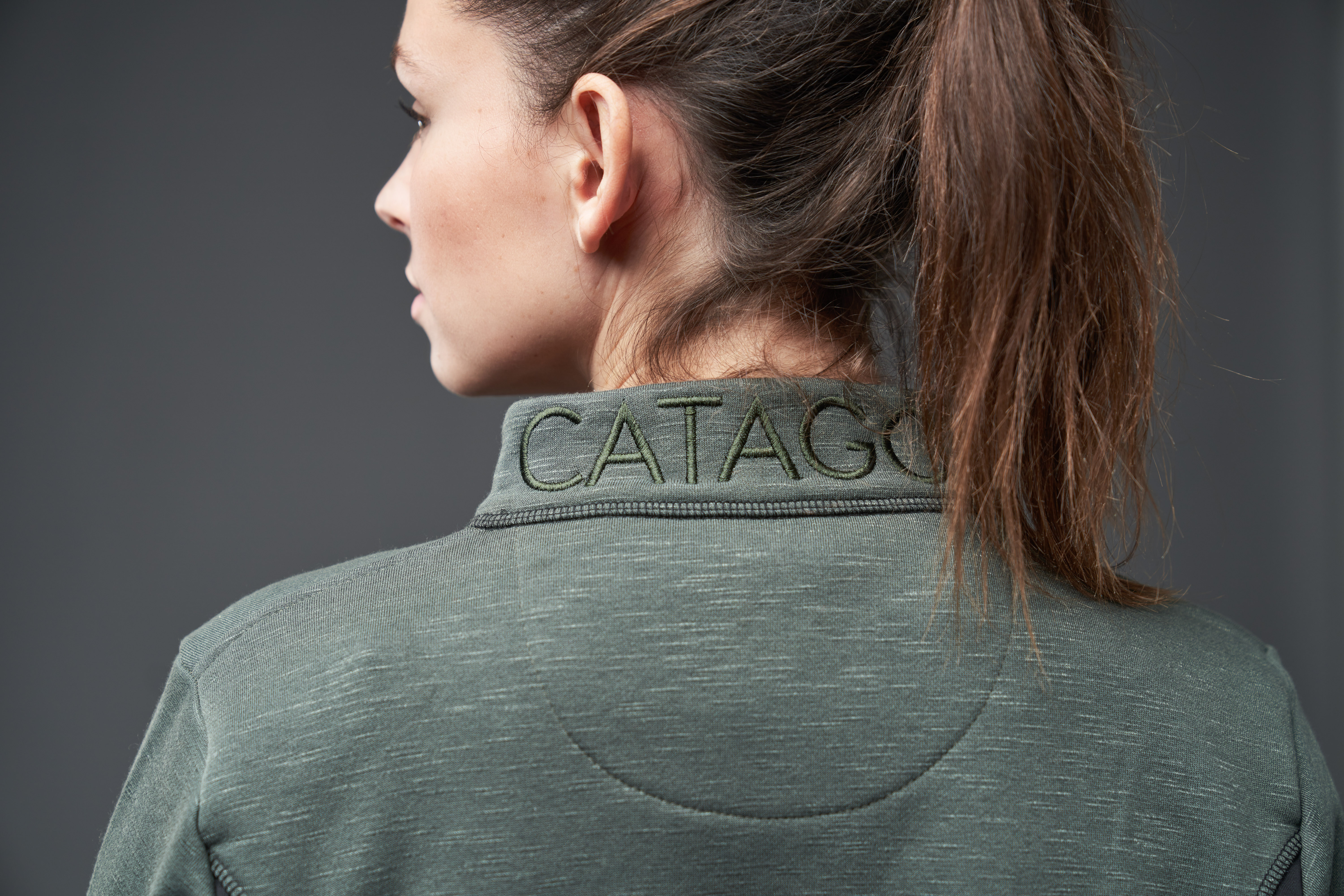 Catago Arctic 2.0 Zip Cardigan Olive Green Leaf - 4