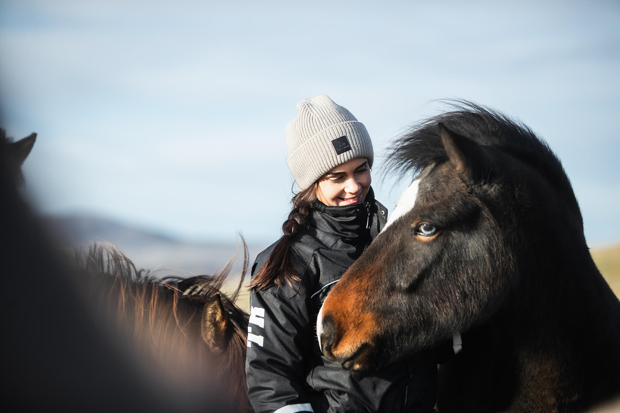 Top Reiter Mössa " Dettifoss" ribbad Begie