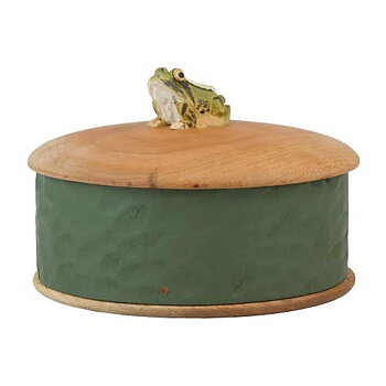 Wooden Box Frog