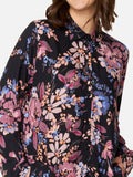 Blommig Skjortblus - Stl. S - Signature - 5