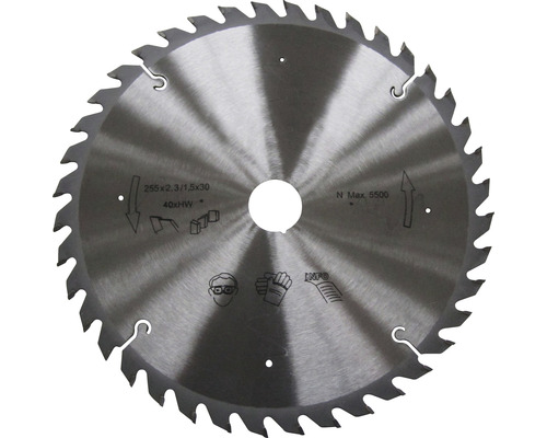 Sågklinga 255x2,3 40T 30mm Hål