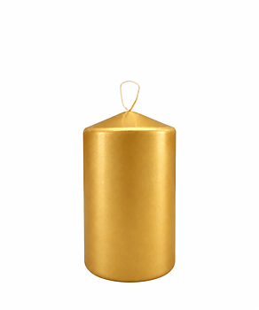 Blockljus Guld Lack 7,5x11 