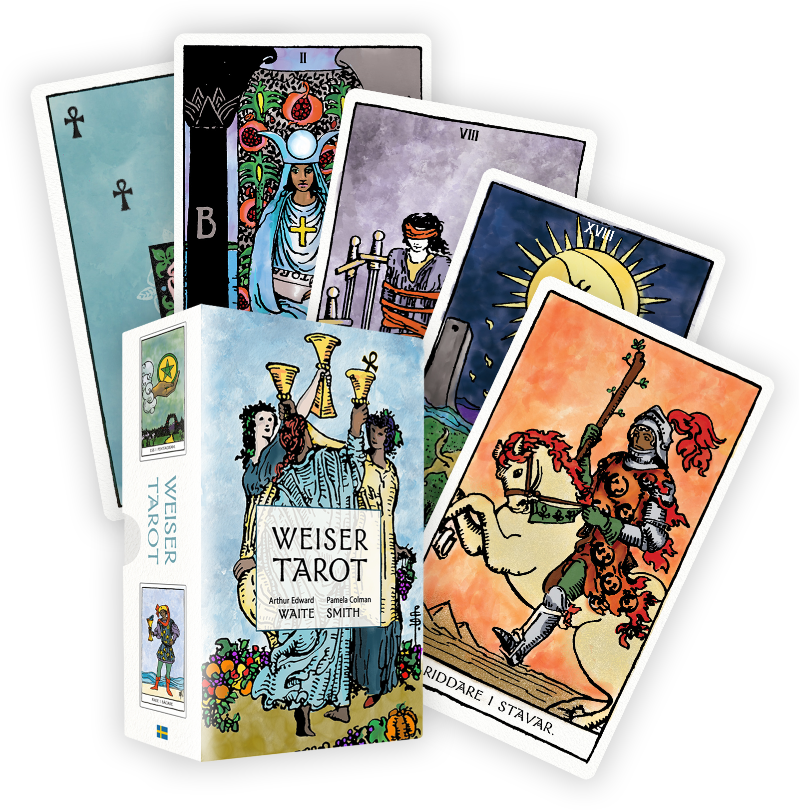 Weiser tarot (svensk utgåva) i Hardbox (Hårdask) - 2
