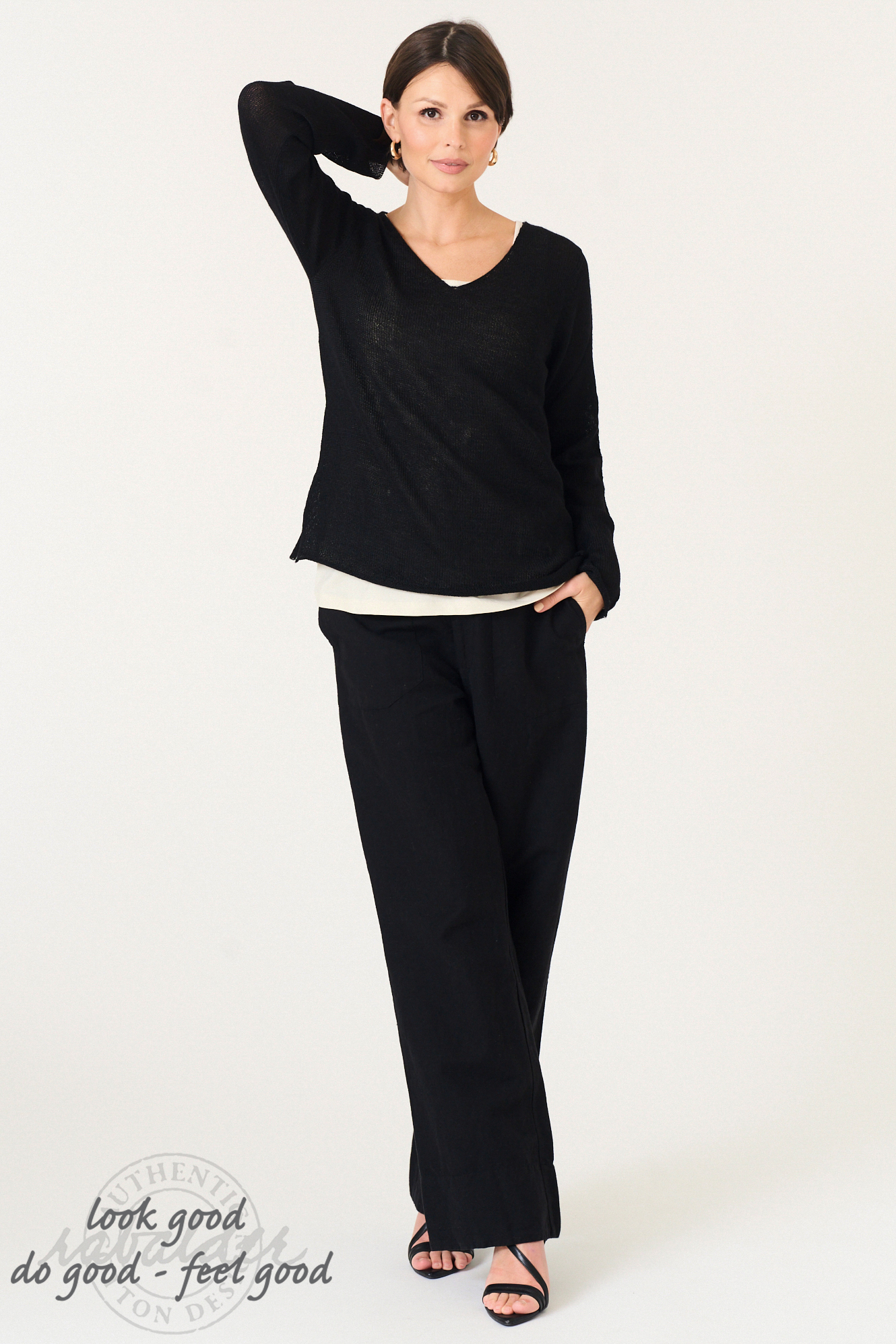 Juliana alpaca jumper  svart