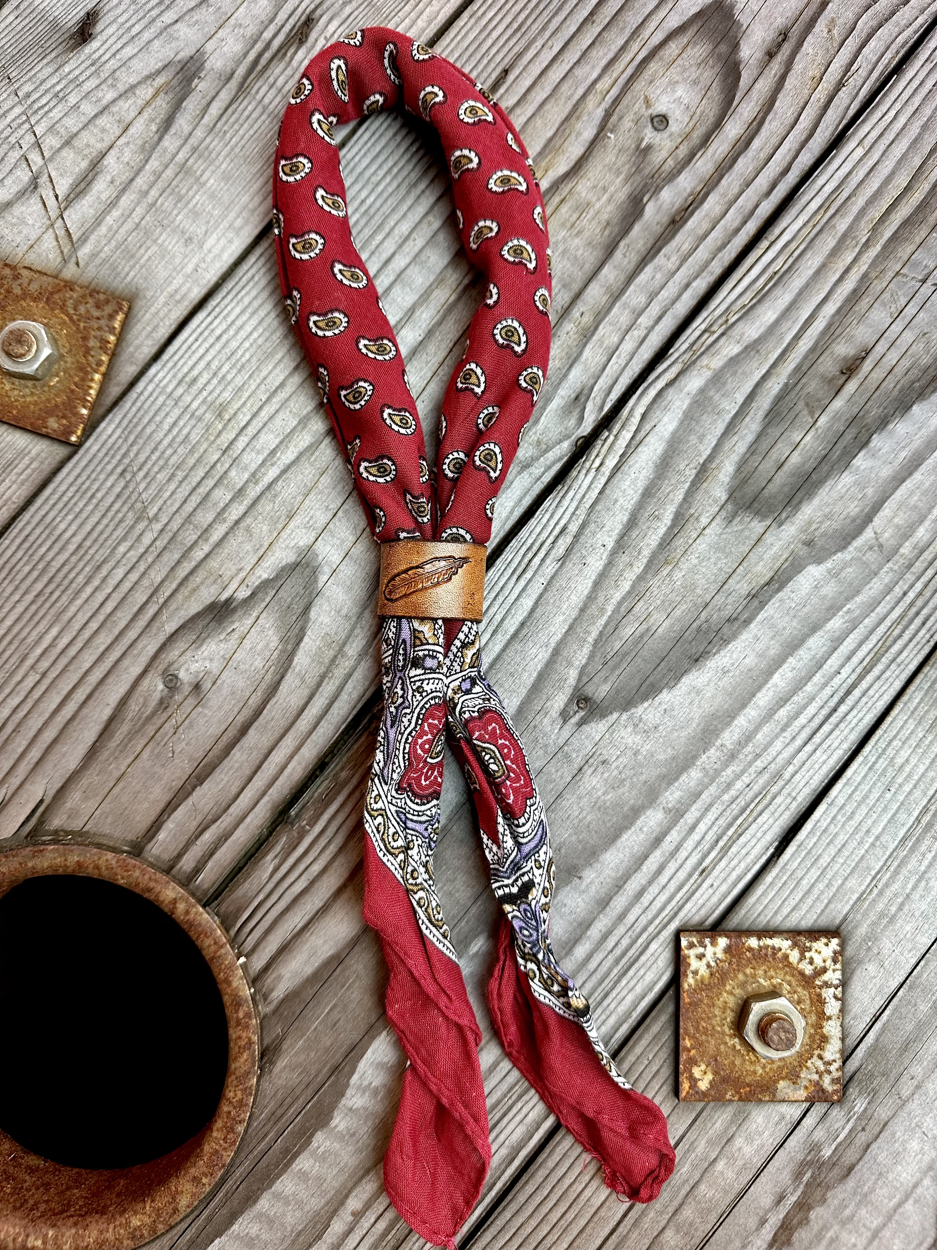 Bandana bolo fjäder - 2