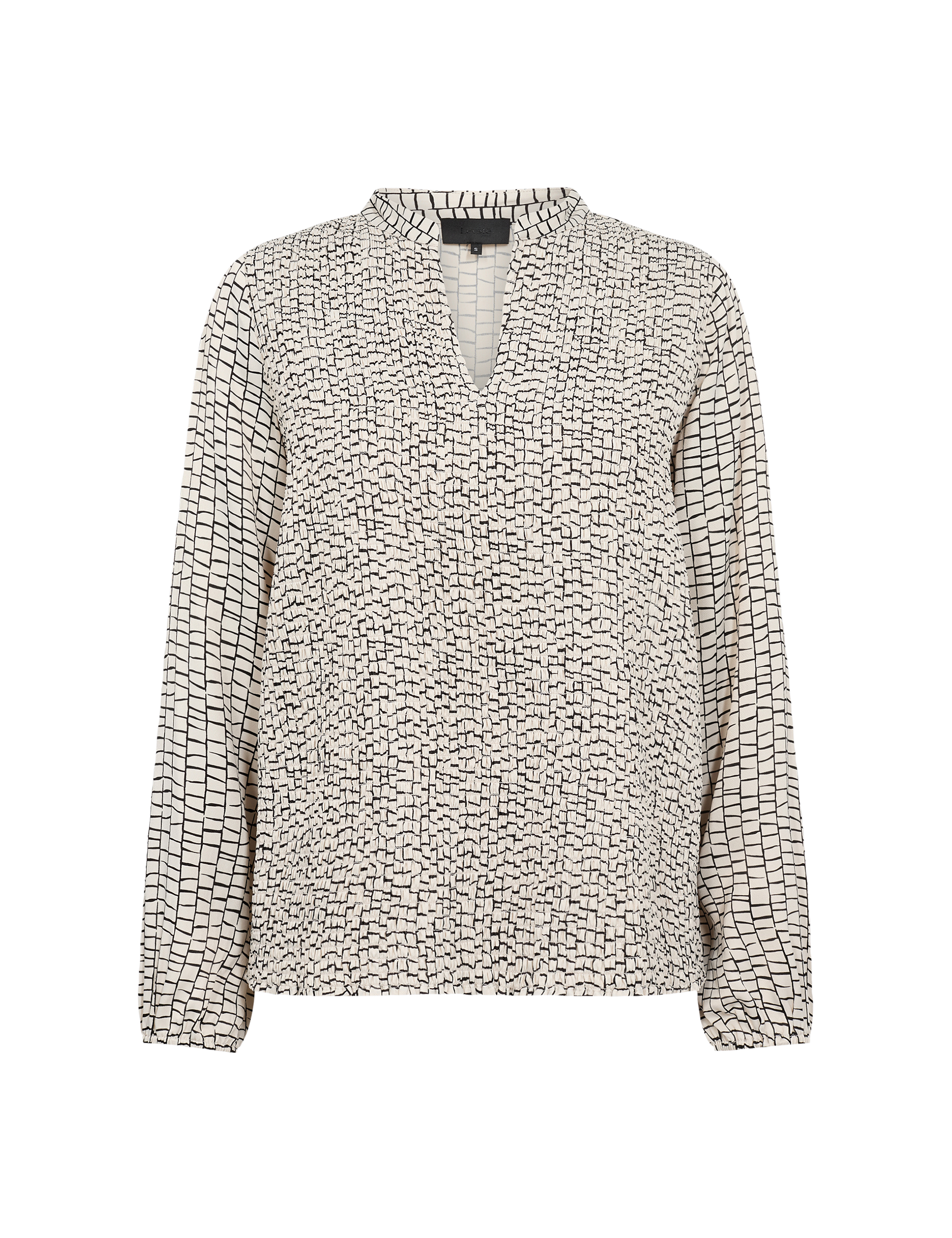 Leveté Room - Estella 1 Blouse Grey Sand Combi - 5