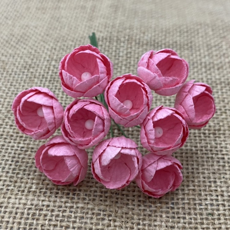 50  Pink Mist Mulberry Papers Buttercups