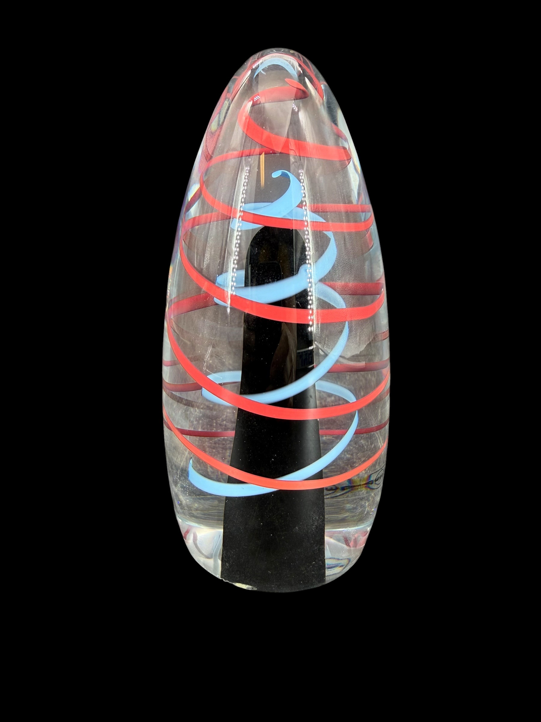 Strömberghyttan, Erik Höglund, konstglas, nr 374 av 400 tillverkade 