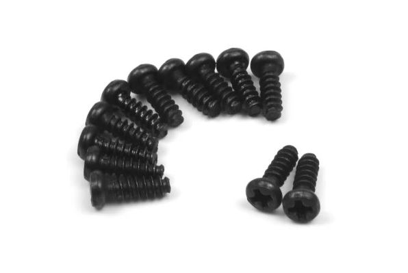 BLACKZON Pan Head Self Tapping Screws 6x8mm (12pcs)